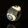 Large mosaic cane eye bead 354EAb