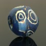 Ancient Roman mosaic glass bead with concentric mosaic canes