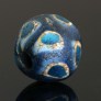 Ancient Roman mosaic glass bead with concentric mosaic canes sections